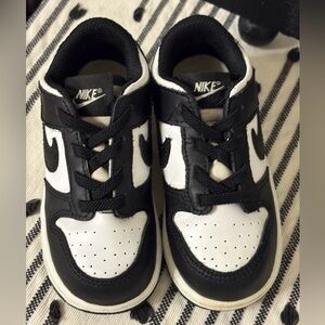 Nike Kids Black and White Sneakers